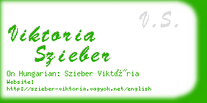 viktoria szieber business card